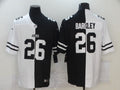 Men's New York Giants Saquon Barkley #26 Black/White Game Jersey1
