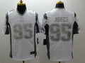 Men's New England Patriots Chandler Jones #95 White Game Jersey1