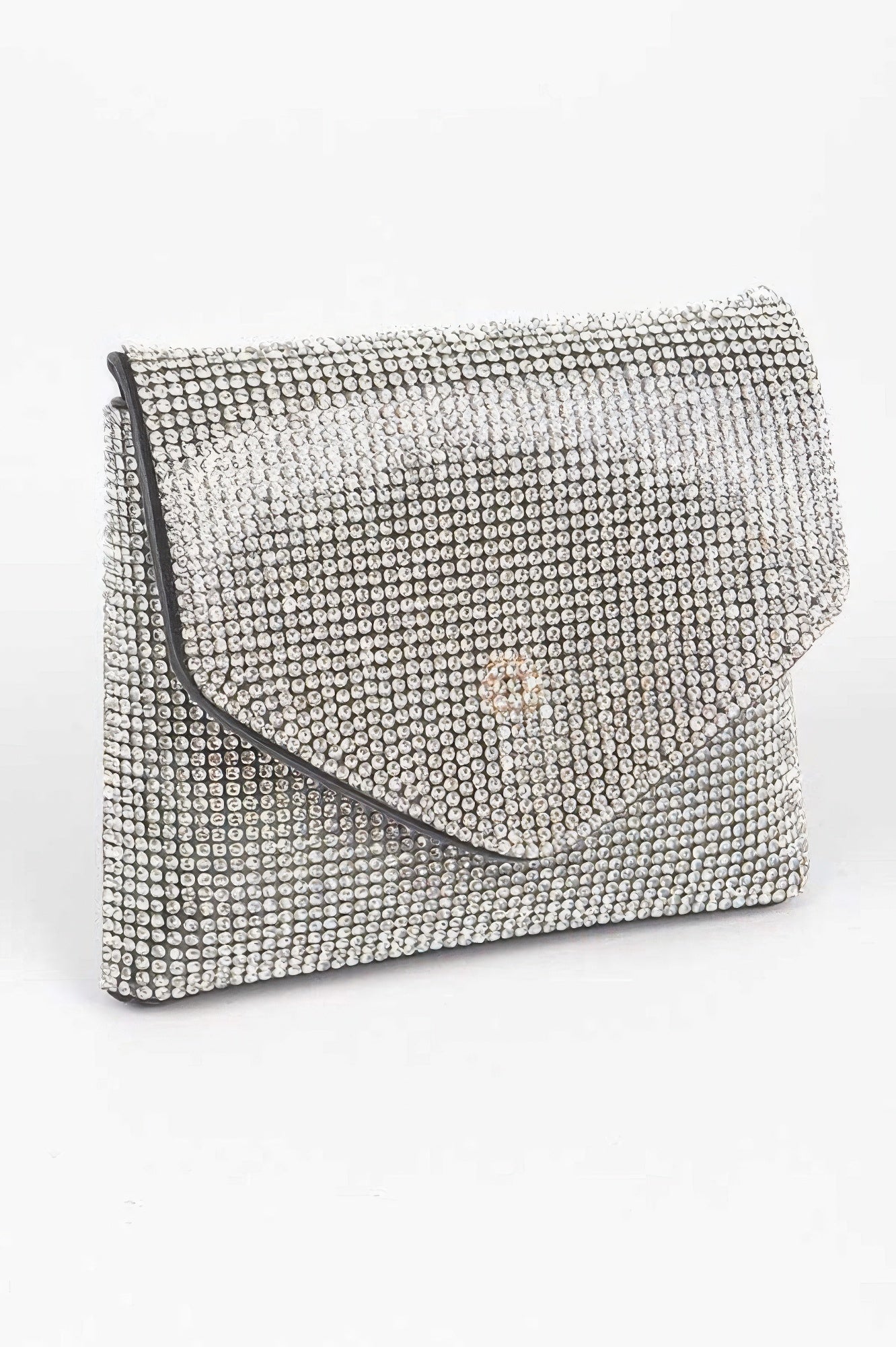 Rhinestone Mini Bag W Chain Belt