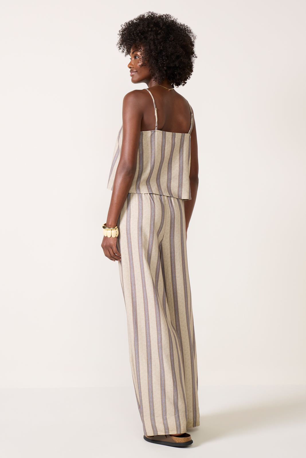 Women's Leah Linen Stripe Pants