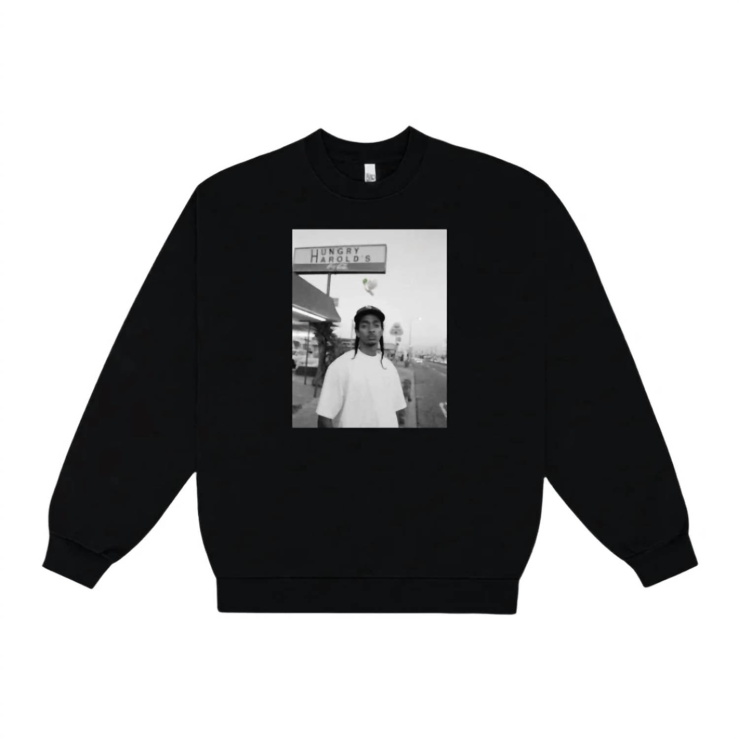 Men's Nipsey Patch Sweatshirt In Black