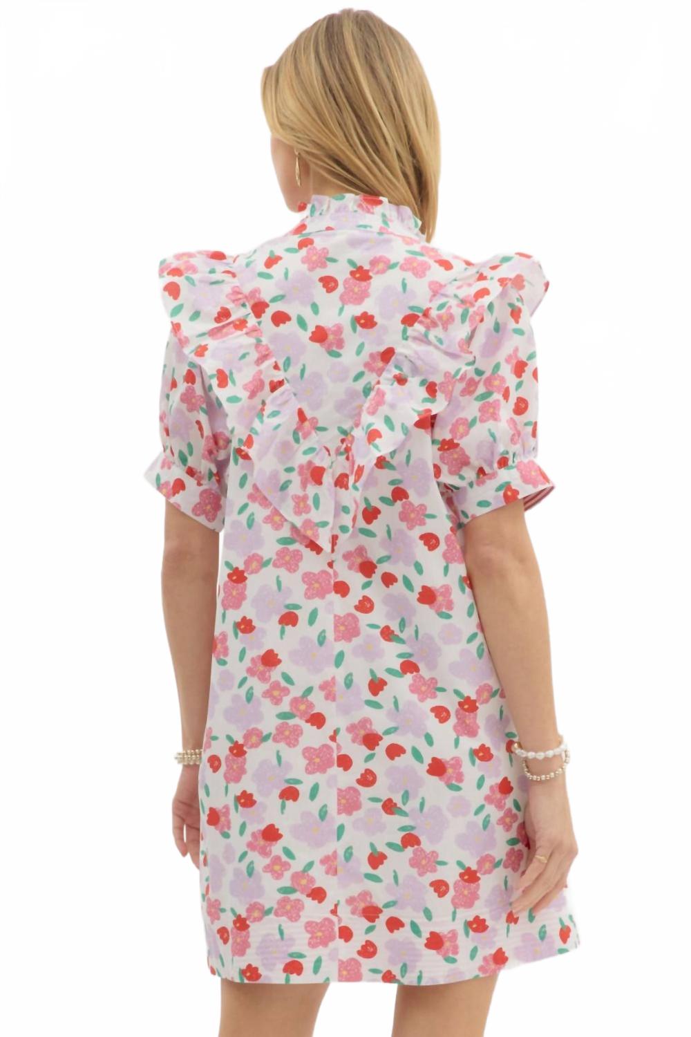 Estelle Mini Dress In Multi