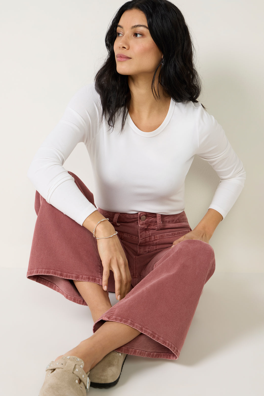 Women's Second Skin Crew Long Sleeve Top
