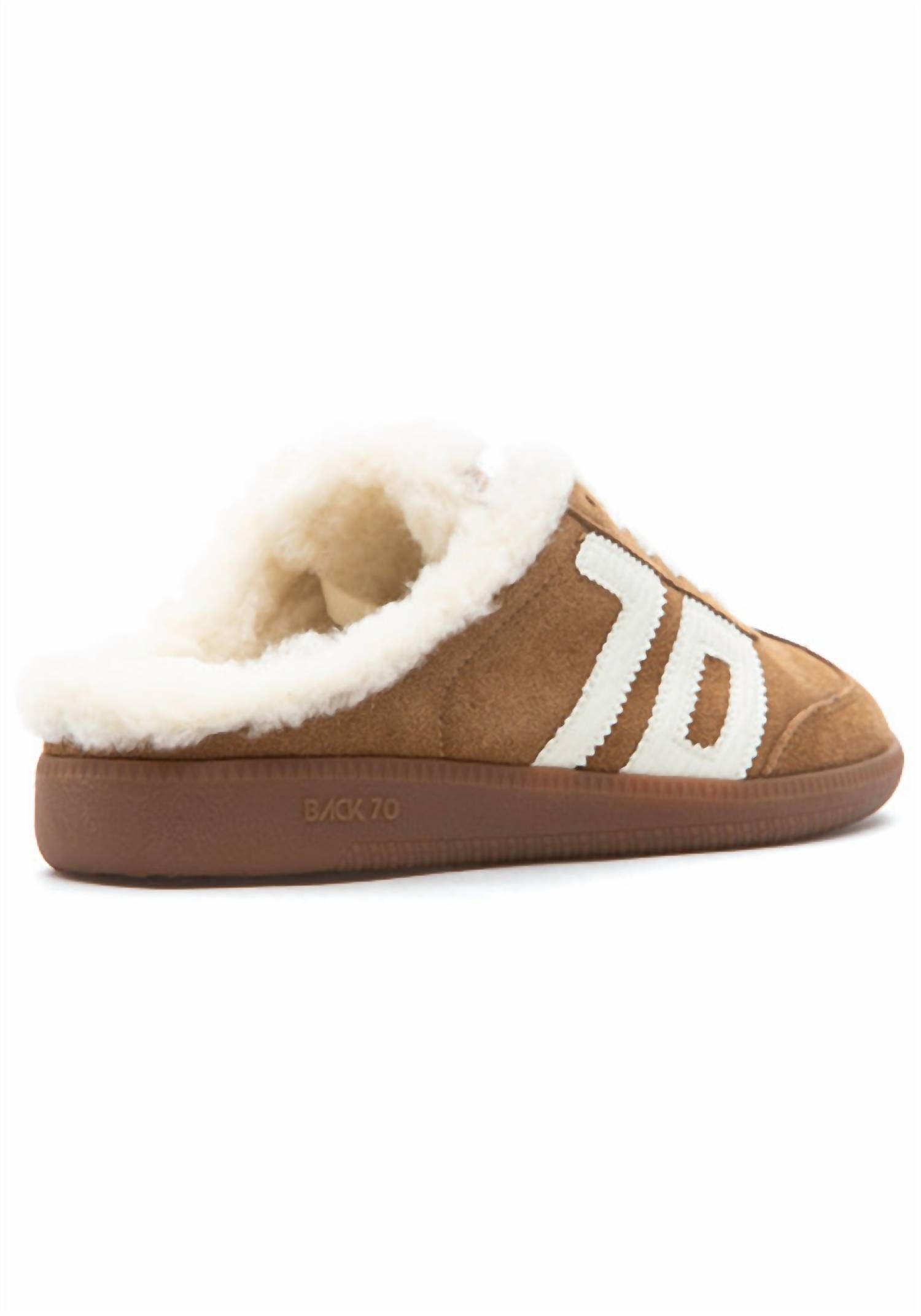 Women's Easter Fl Backless Sneaker Shoe In Brown / White