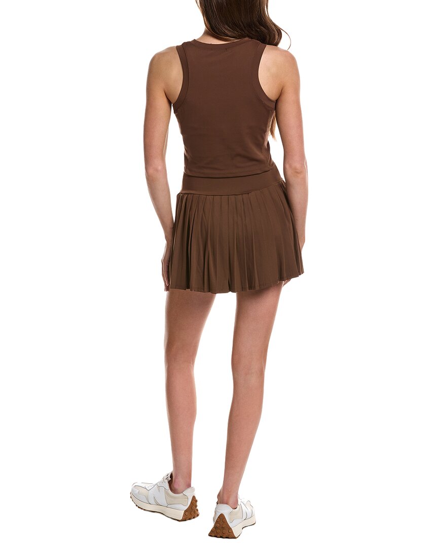 MARION 2.5in 2pc Skyline Cutout Pleated Skort Set