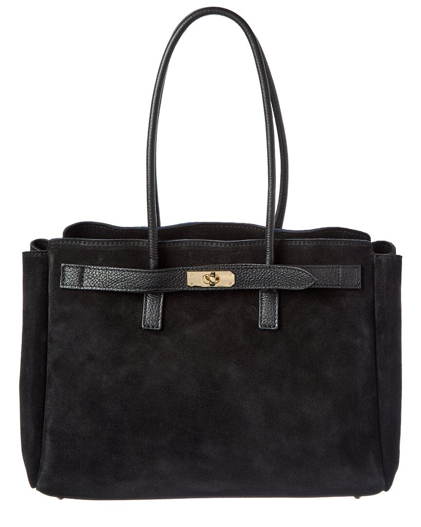 Isabella Rossetti Aurelia Suede Handbag