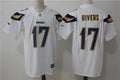 Men's Los Angeles Chargers Philip Rivers #17 White Game Jersey1
