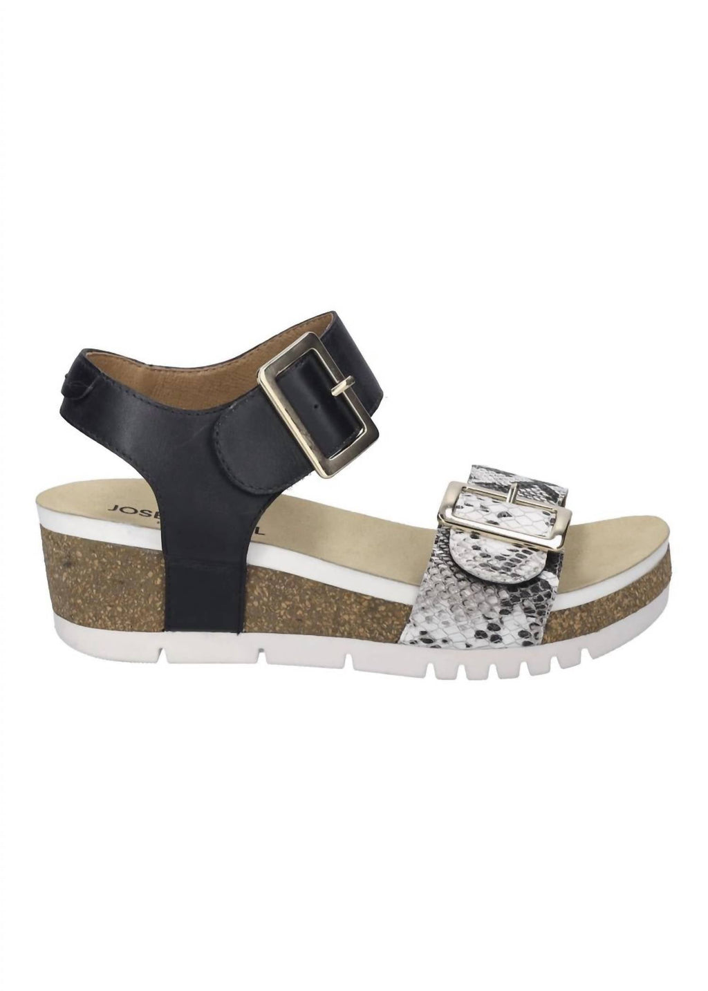 Women's Quinn 02 Wedge Sandals In Black Kombi