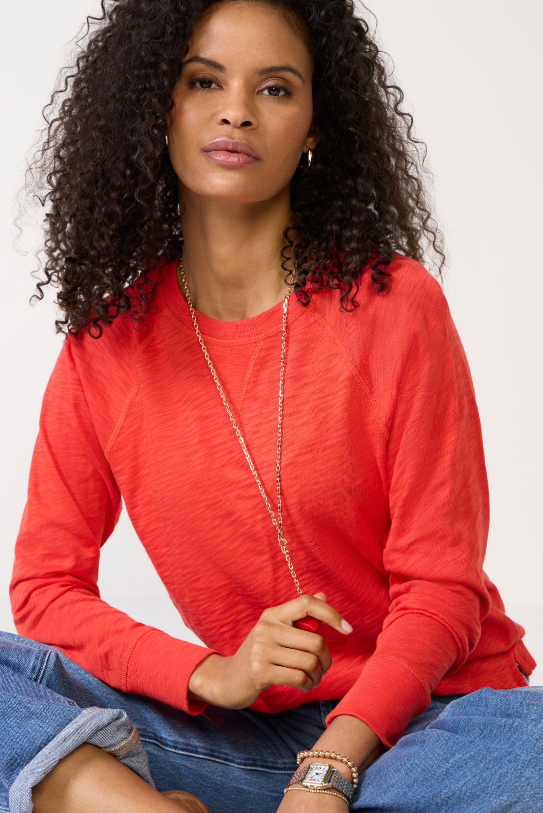 Women's Iver Garment Dyed Raglan T-Shirt