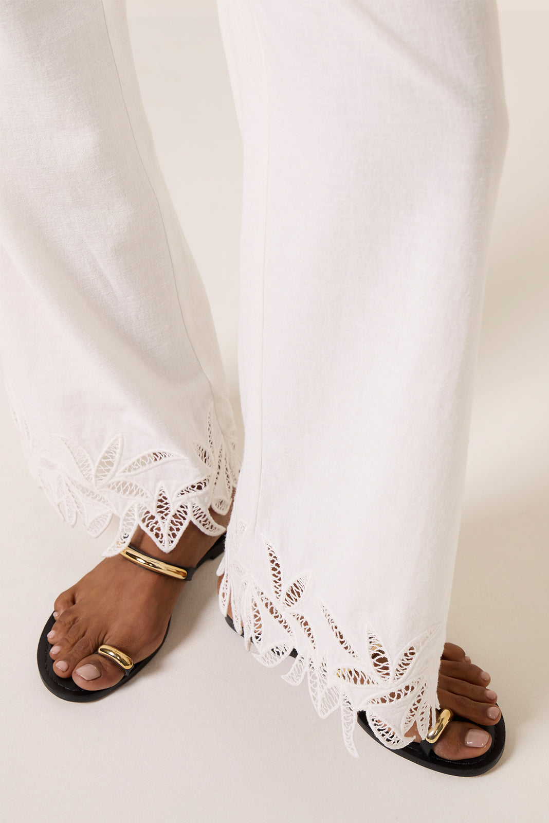 Women's Emmie Embroidered Wide Leg Pants