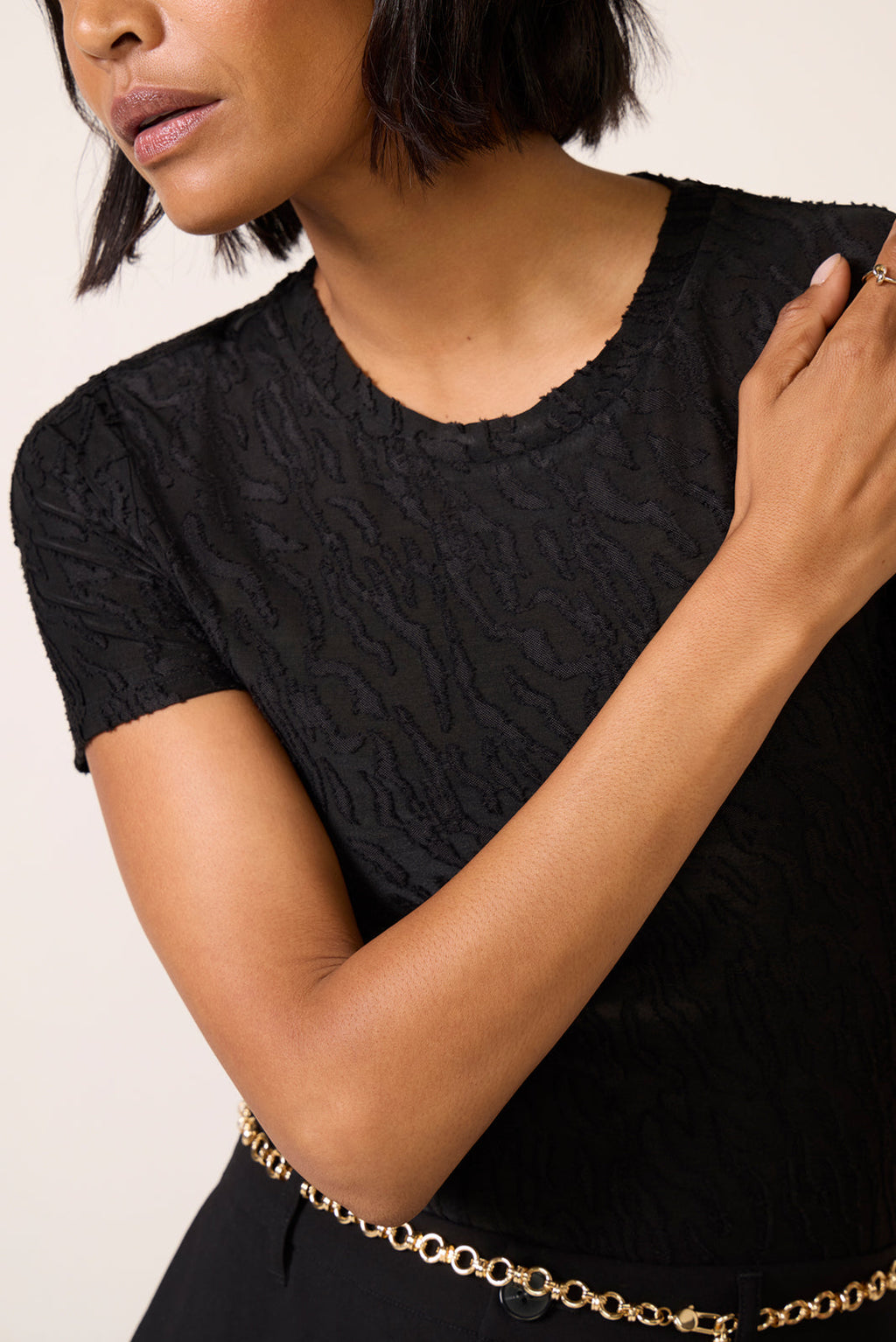 Women's Mitchie Burnout Short Sleeve Top