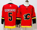 Men's Calgary Flames Mark Giordano #5 Red Breakaway Player jersey