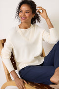 Women's Maeve Mixed Rib TwoFer Sweater Top