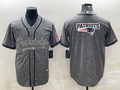 Men's New England Patriots Gray Game Jersey1