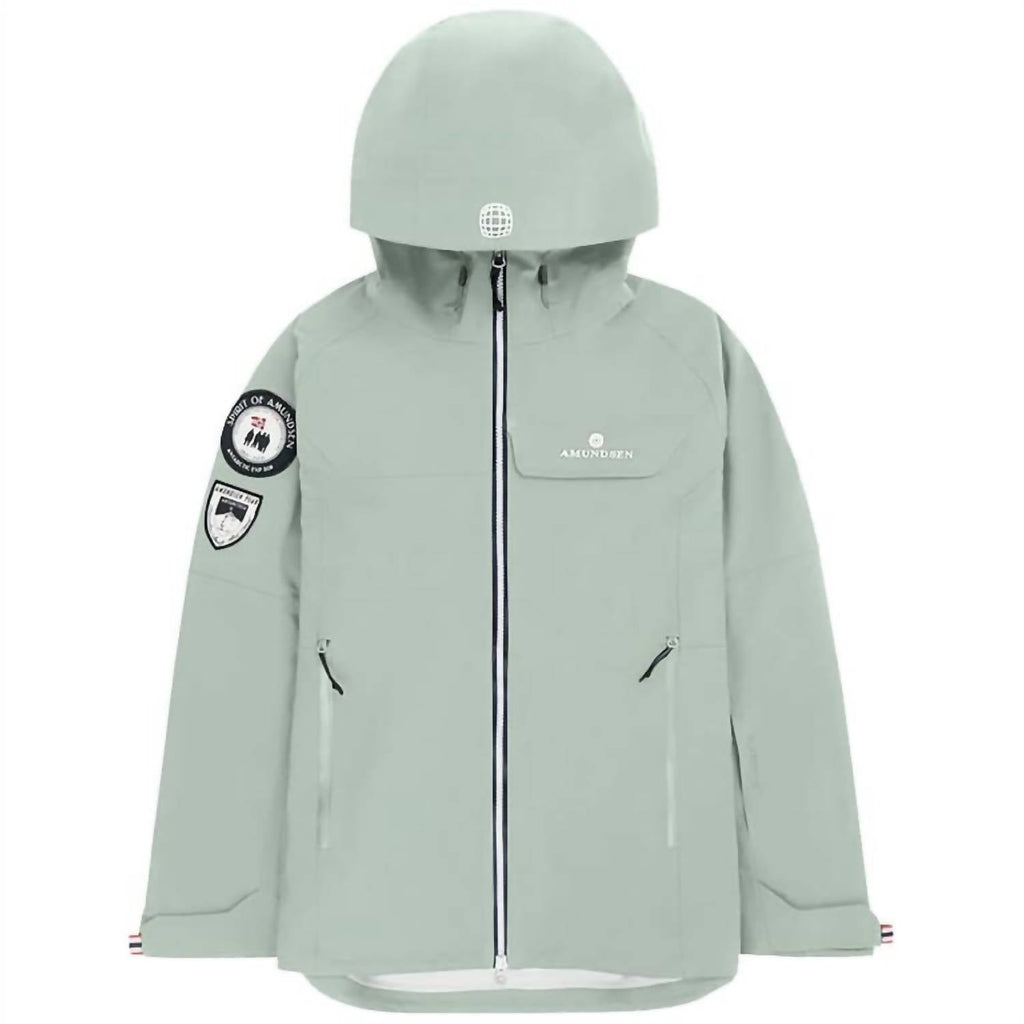 Men's Peak Jacket In Faded Woad Green