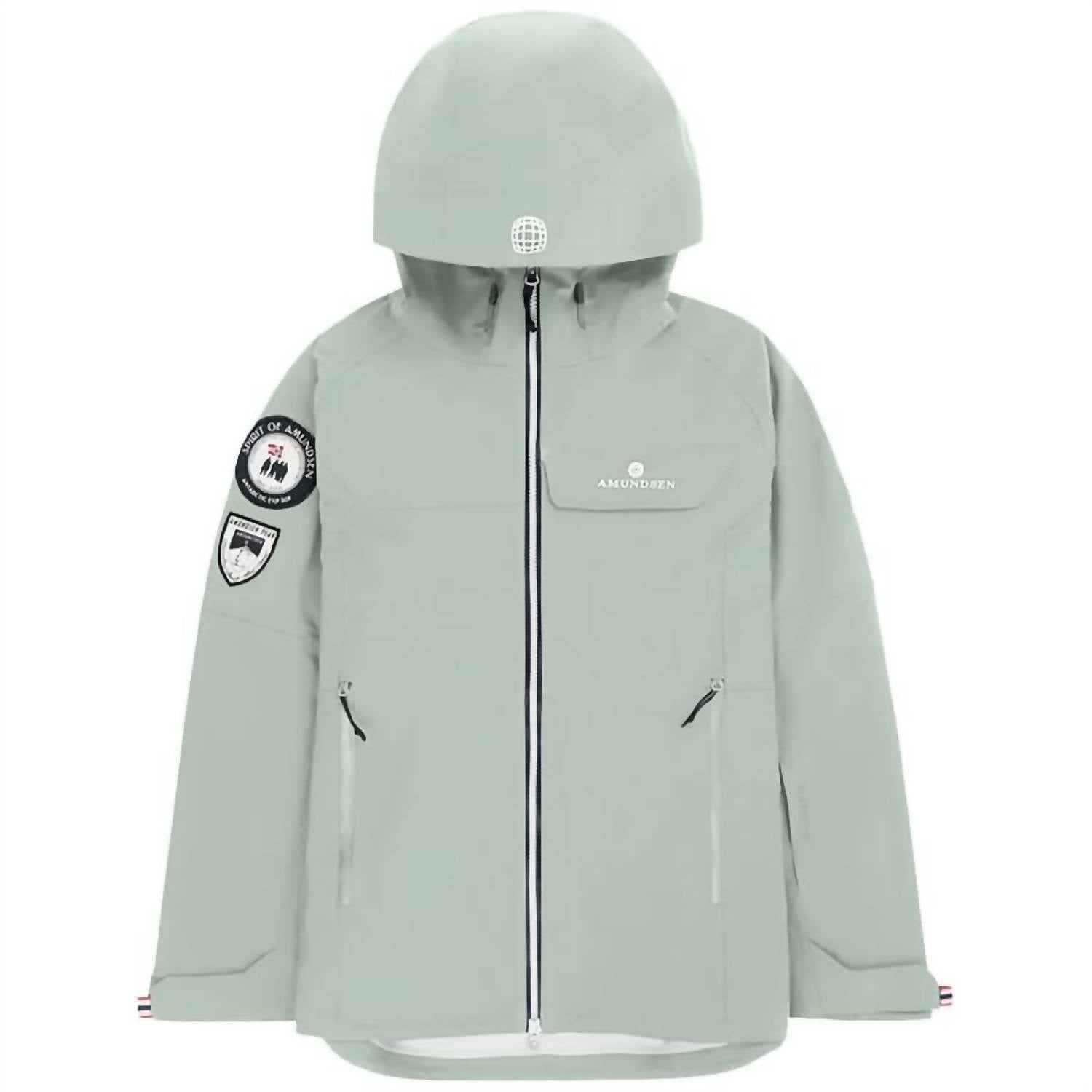 Men's Peak Jacket In Faded Woad Green