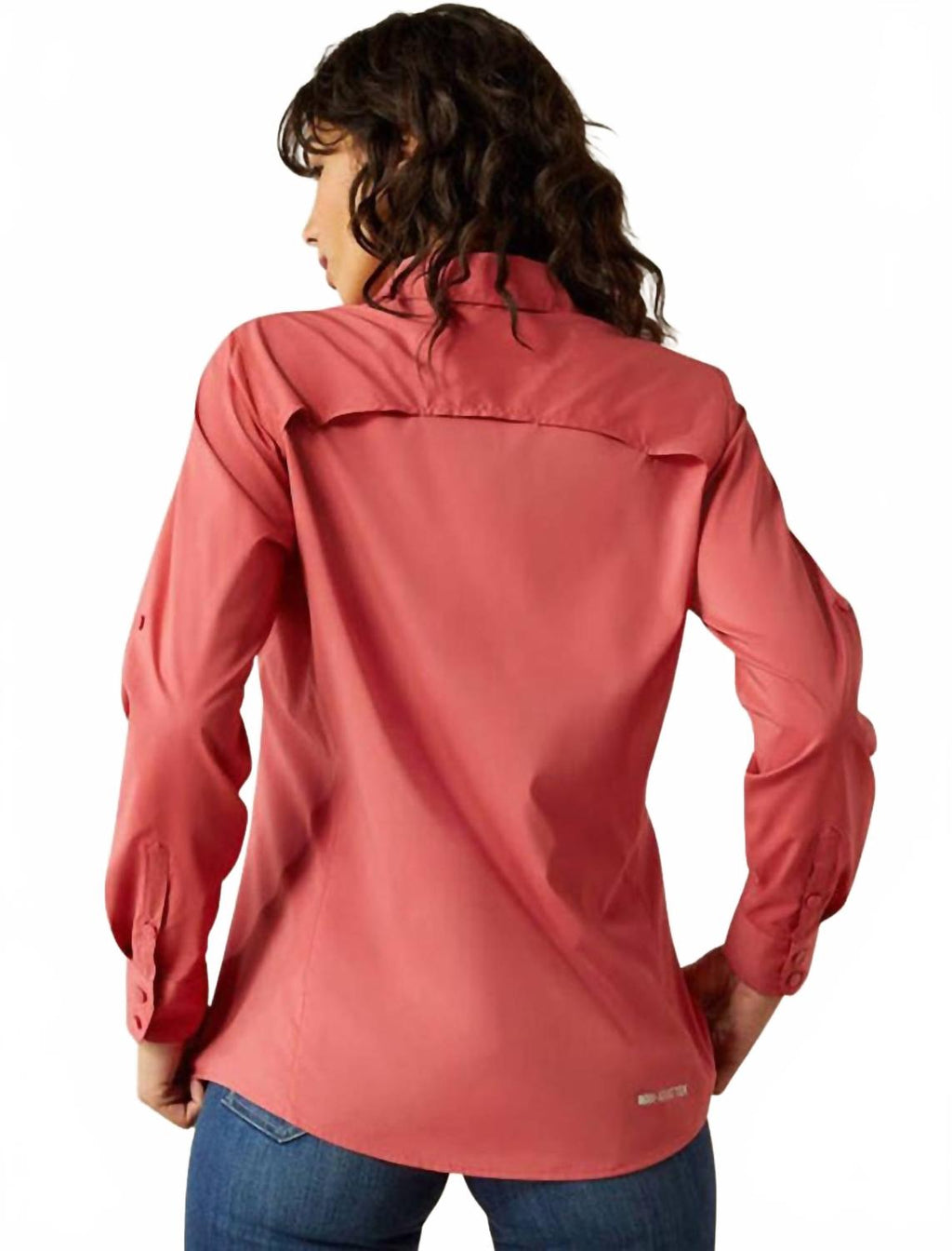 Women's Venttek Stretch Button Down Shirt In Holly Berry
