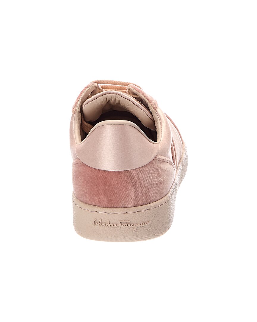 Ferragamo Dracone Velvet Sneaker