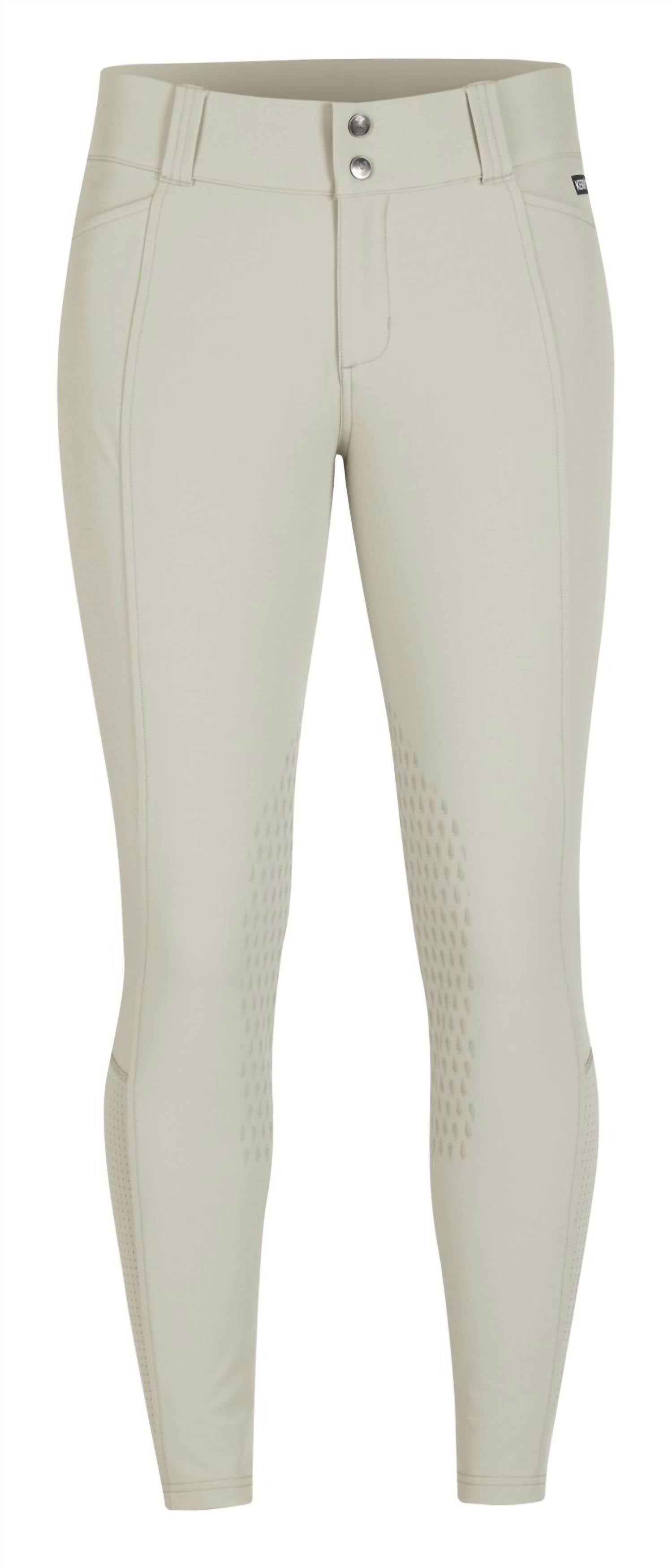 Women's Affinity Ice Fil Kneepatch Breech In Sand