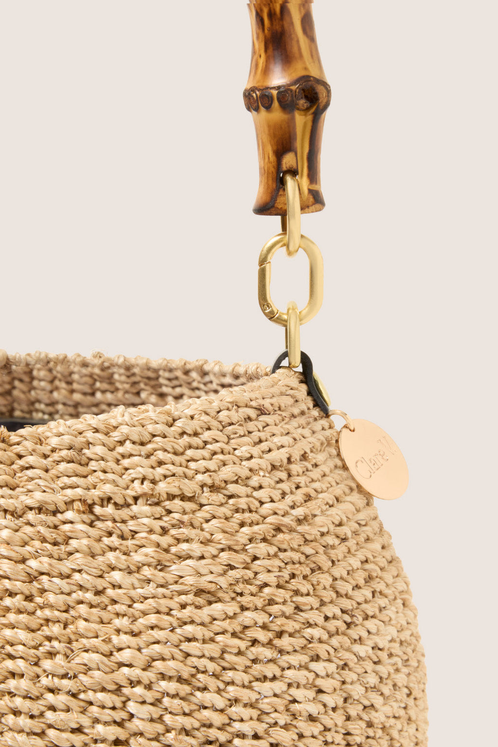 Women's Pot de Miel with Bamboo Top Handle Bag