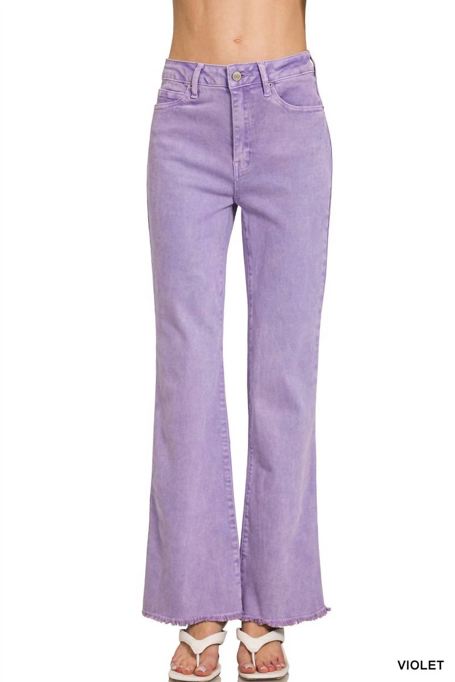 Women's Daisy Denim Jeans In Lavender