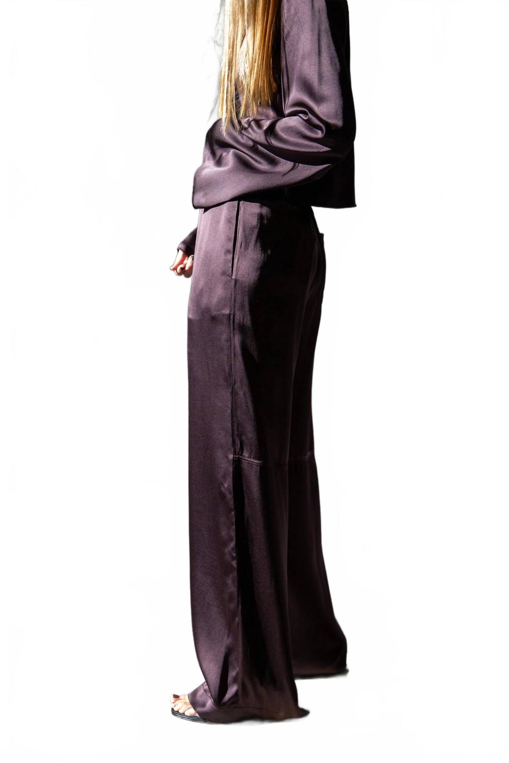 Lexi Lower Rise Relaxed Pull On Pant In Oak Tree