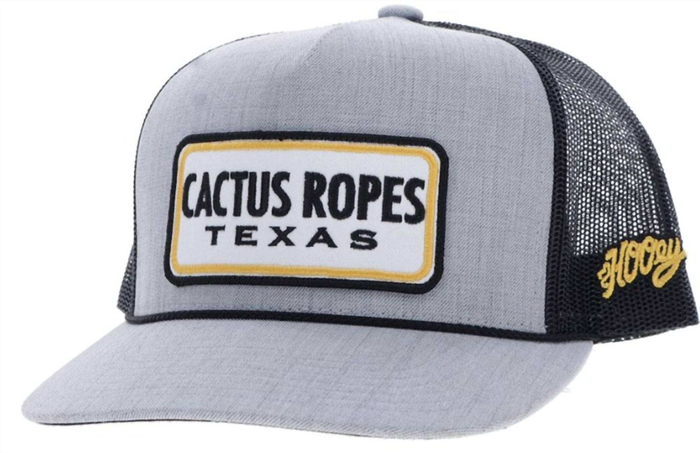 Cactus Ropes Trucker Cap In Grey/charcoal