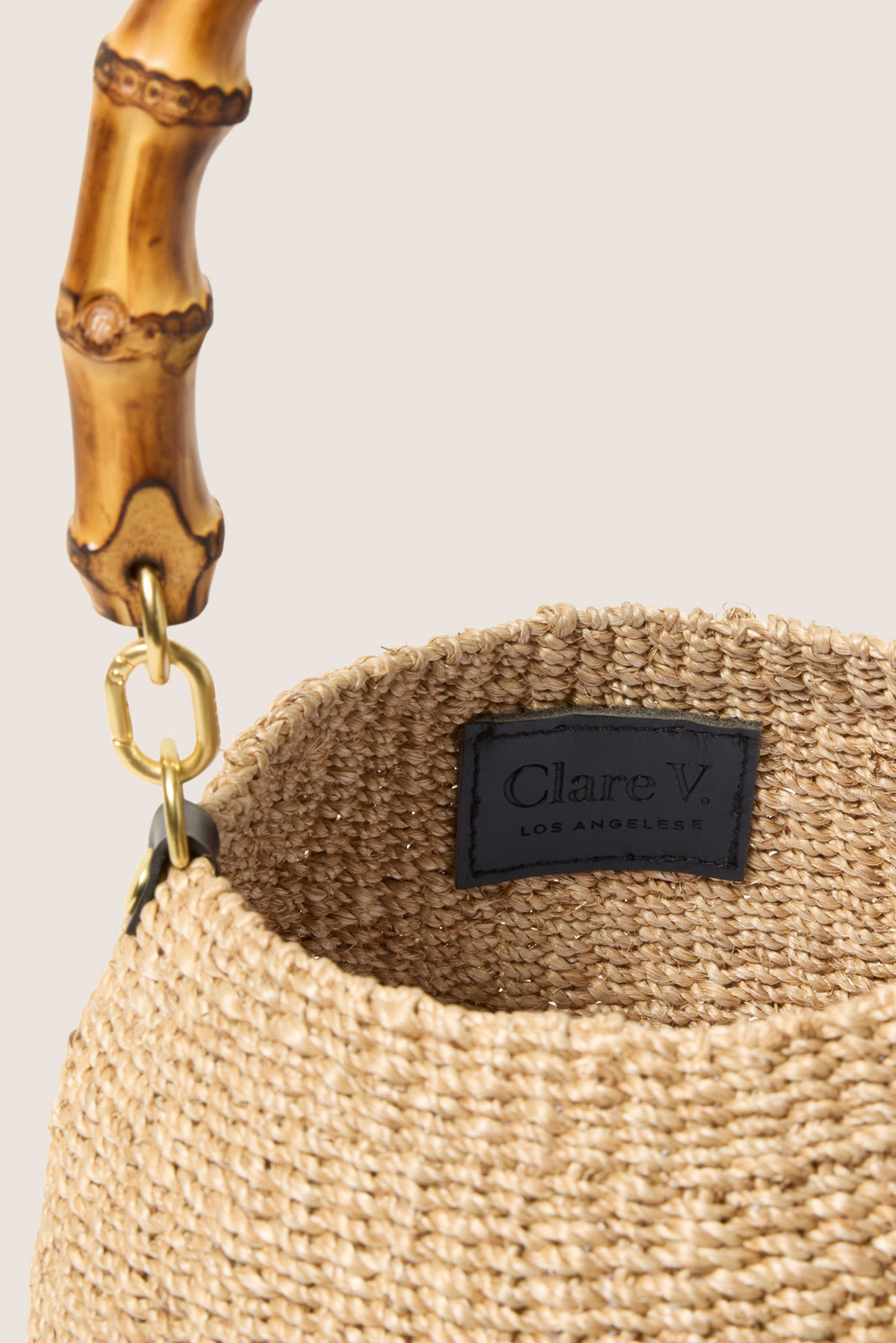 Women's Pot de Miel with Bamboo Top Handle Bag