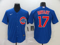 Men's Chicago Cubs Kris Bryant #17 Blue Replica Baseball Jersey1