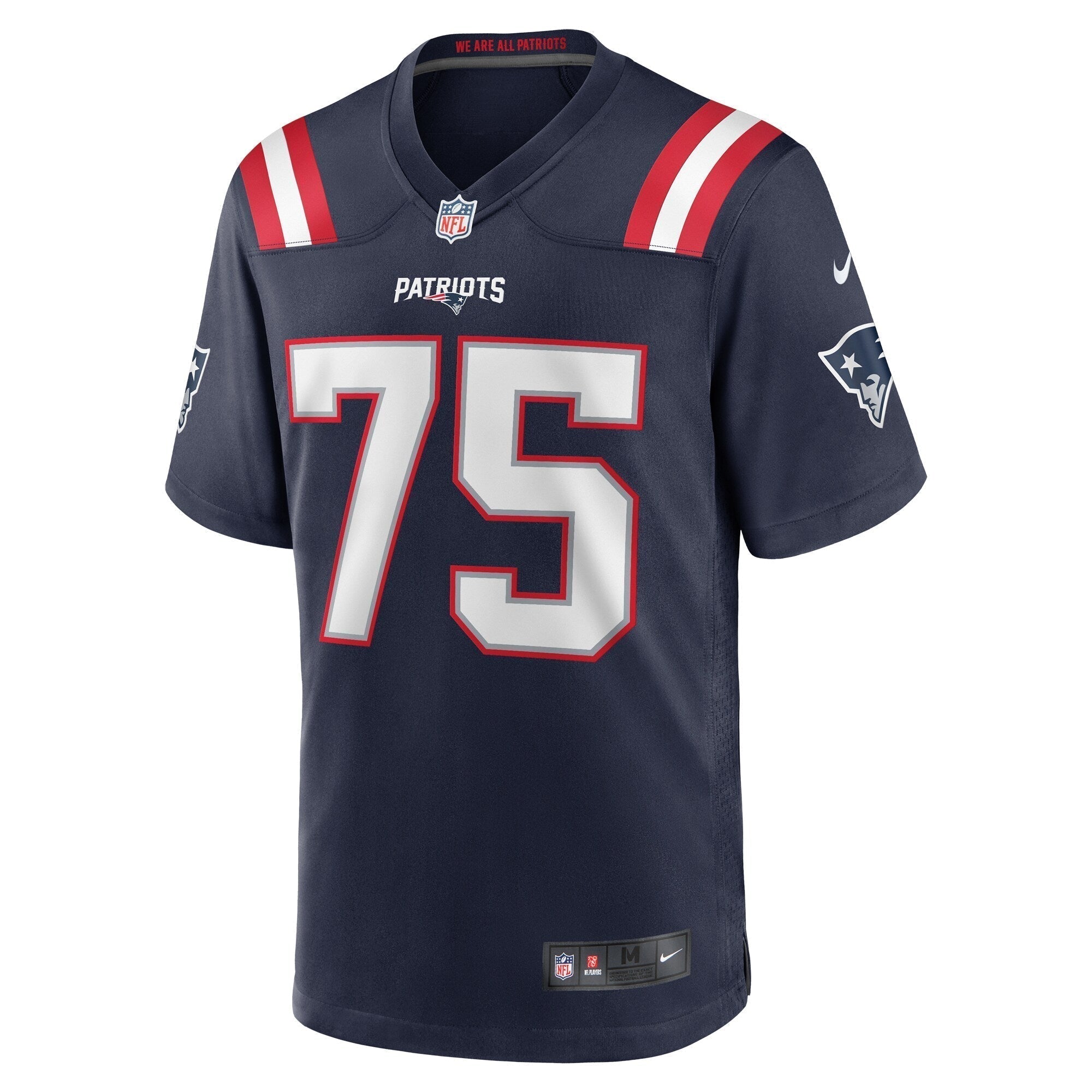 Conor McDermott New England Patriots Nike Home Game   Jersey - Navy