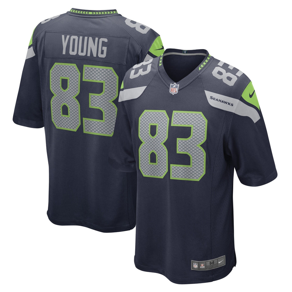 Dareke Young Seattle Seahawks Nike Game   Jersey - College Navy