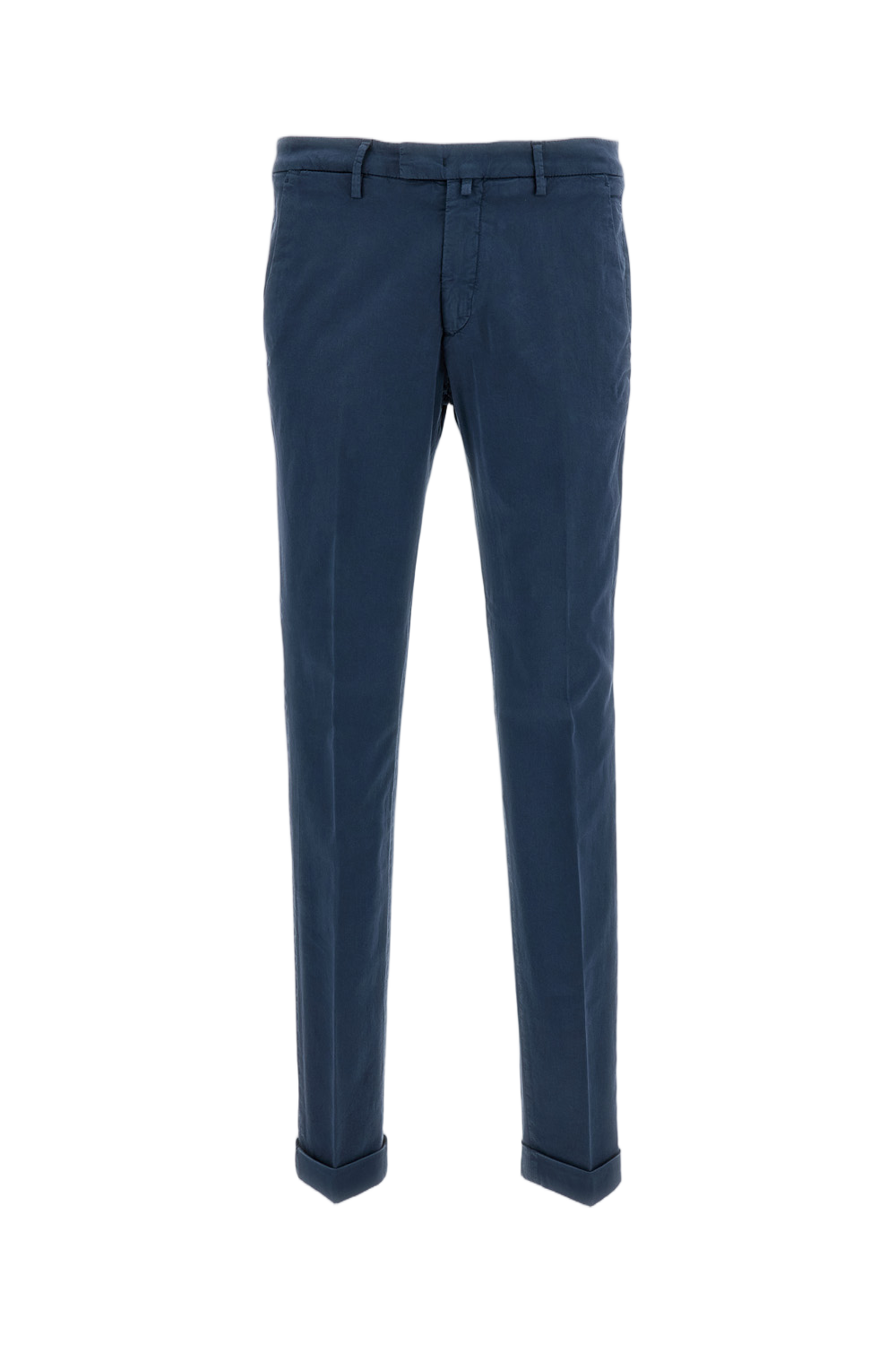 Blue Slim Chino Trousers