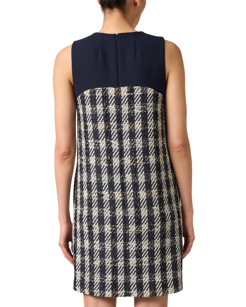 Paule Ka Tweed Wool-Blend Shift Dress