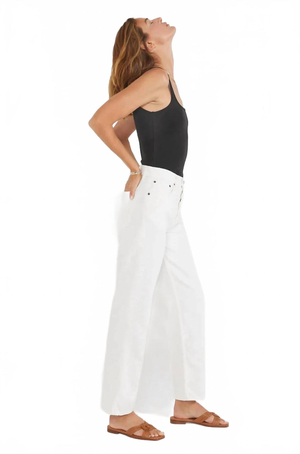 Tyler Straight Leg Jeans In White