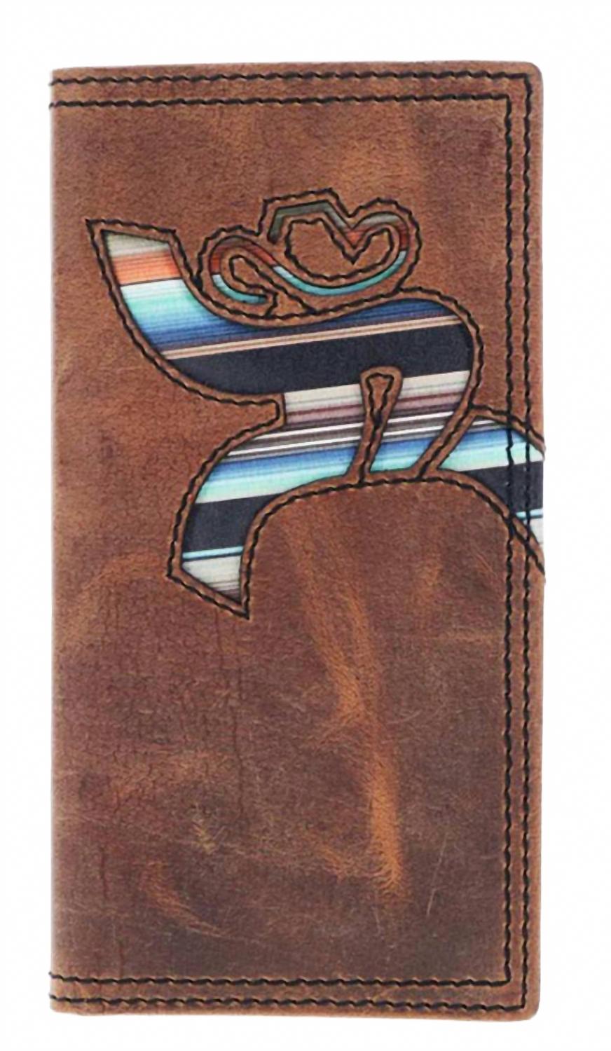Serape Rodeo Wallet In Brown/multi