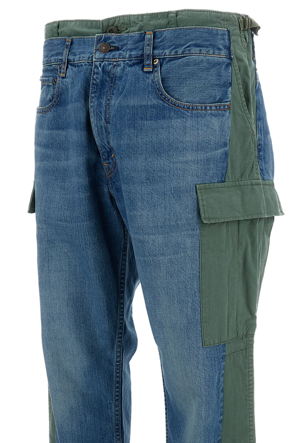 Hybrid Denim and Cargo Pants