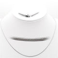 High-Polished 925 Sterling Silver Chain with No Stone