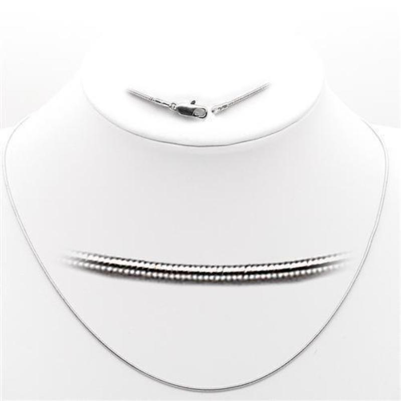 High-Polished 925 Sterling Silver Chain with No Stone