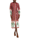 Garrie B Button-Down Midi Dress