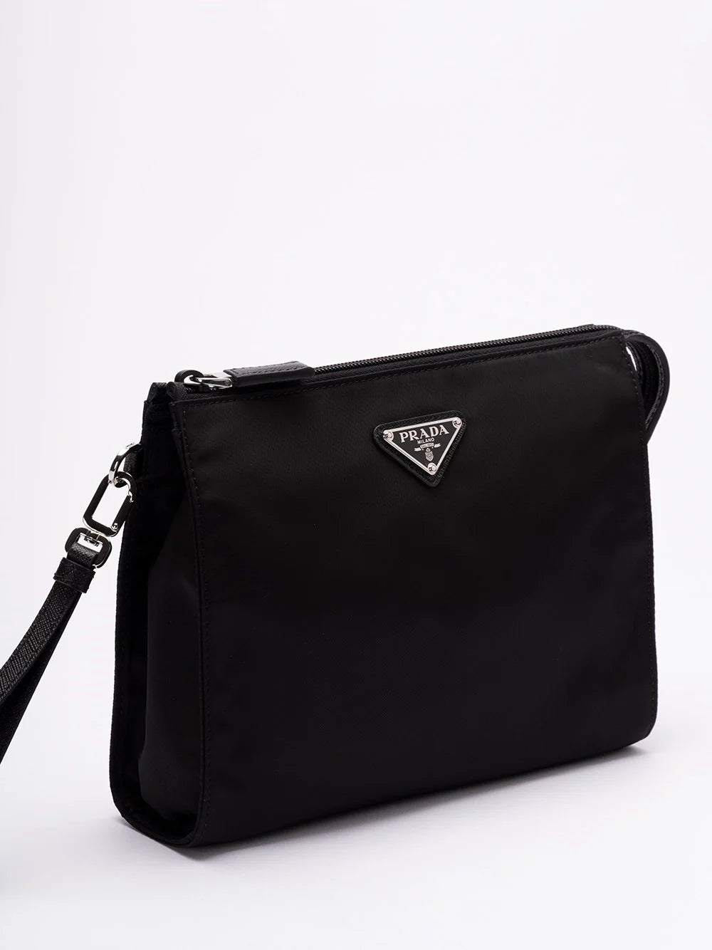 Prada Men Re-Nylon And Saffiano Pouch