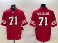 Men's San Francisco 49ers Trent Williams #71 Scarlet Player Game Jersey1