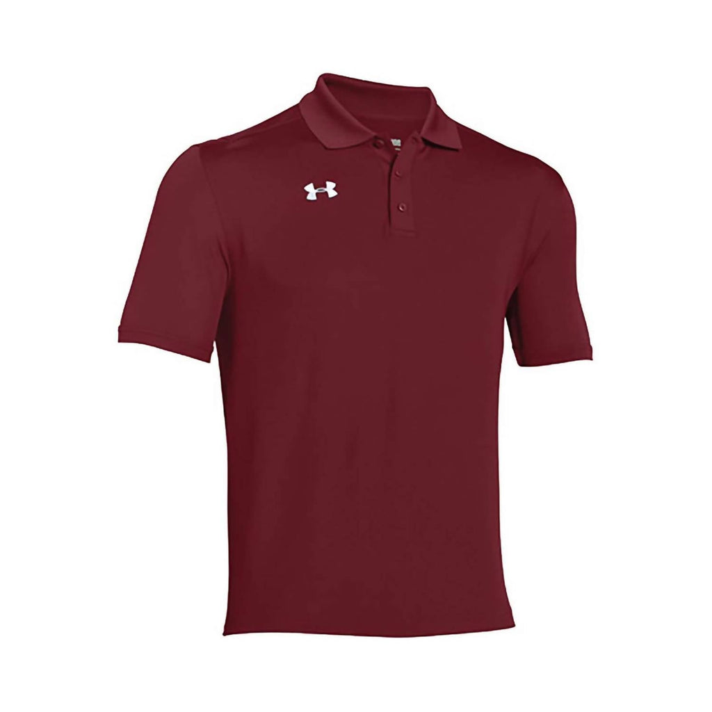 Team Armour Golf Polo In Cardinal