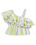 Habitual One Shoulder Tiered Top