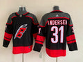 Men's Carolina Hurricanes Frederik Andersen #31 Black Player jersey