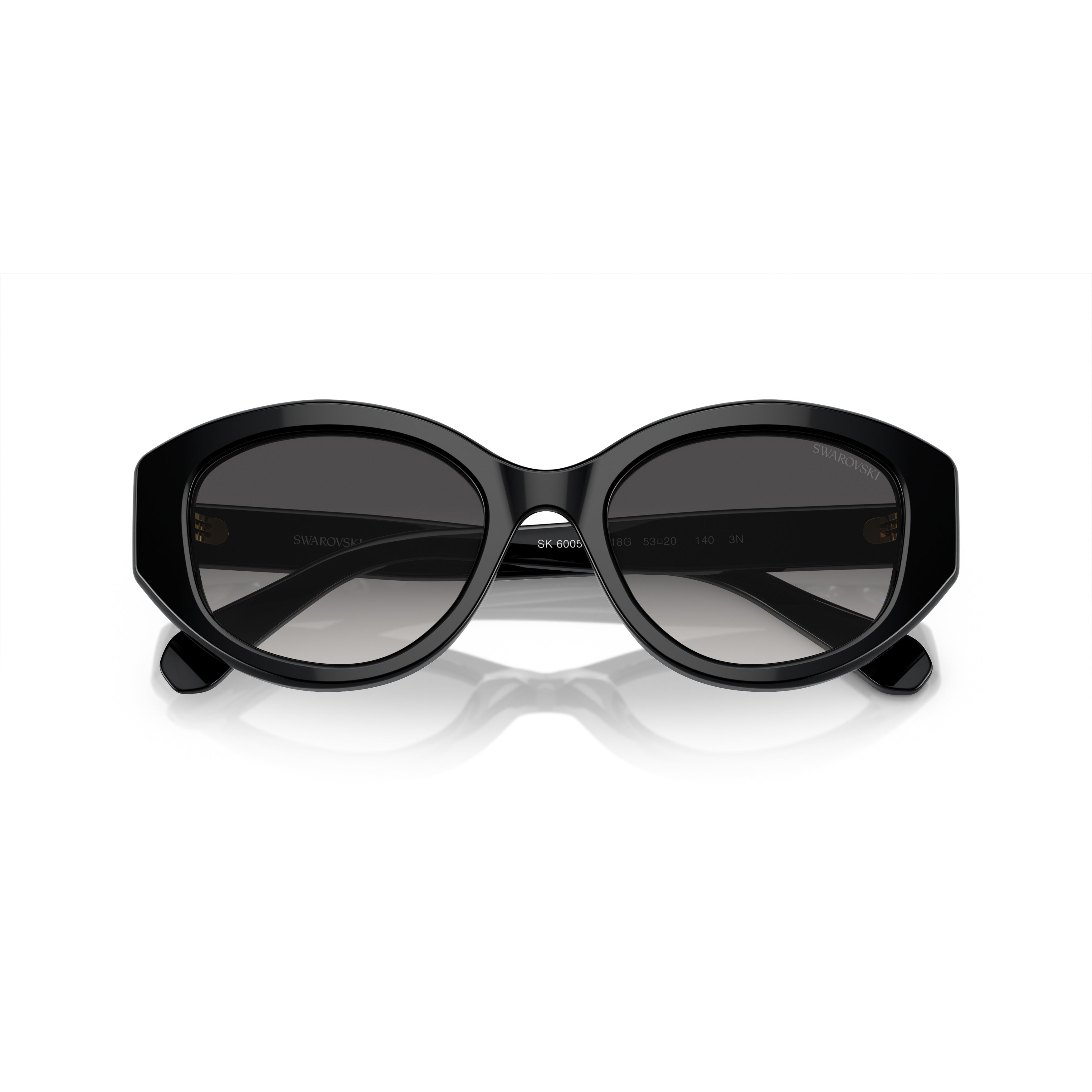 0Sk6005 Oversized Cat-Eye Sunglasses with Crystal Embellishments