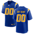 custom Los Angeles Chargers Royal Alternate Game jersey
