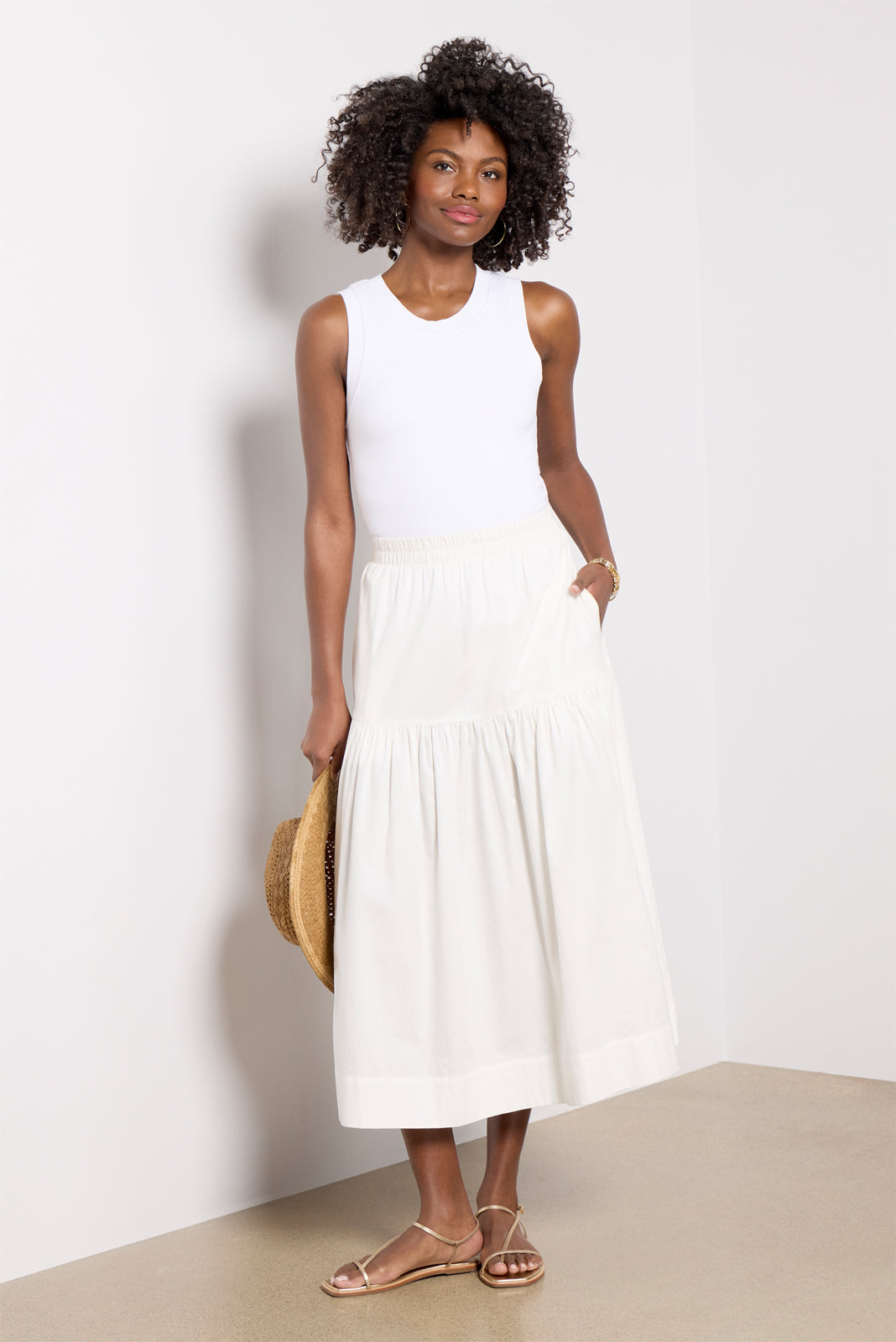 Women's Poplin Prairie Skirt
