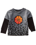 Mish Mish Pixel Basketball 2Fer Top