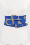 Multi Buckles Elastic Belt