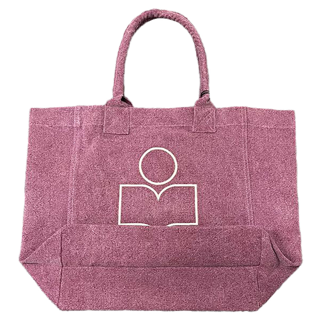 Yenky Logo Embroidered Shopper Bag Plum